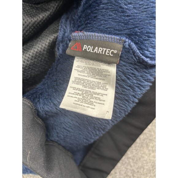 Mountain Hardwear Sweater Womens Medium Blue Polartec Fleece Zip Pullover - Picture 5 of 6